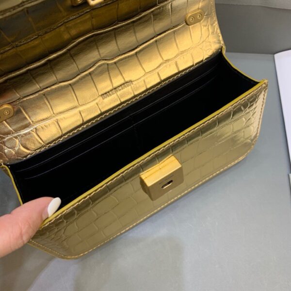 Balenciaga Gossip Small On Chain Shoulder Bag Gold, For Women, Women's Bags 7.4in/19cm