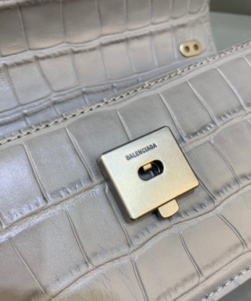 Balenciaga Gossip Small On Chain Shoulder Bag Gray, For Women, Women's Bags 7.4in/19cm