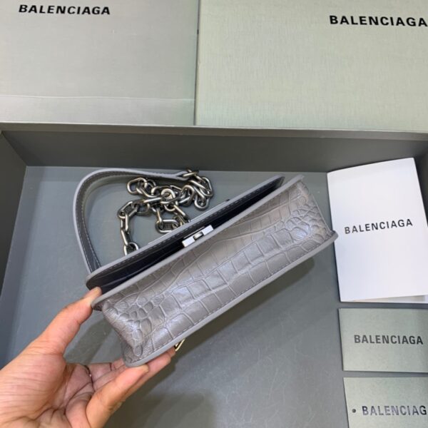 Balenciaga Gossip Small On Chain Shoulder Bag Gray, For Women, Women's Bags 7.4in/19cm
