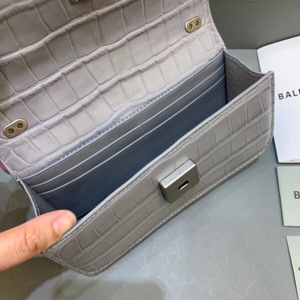 Balenciaga Gossip Small On Chain Shoulder Bag Gray, For Women, Women's Bags 7.4in/19cm