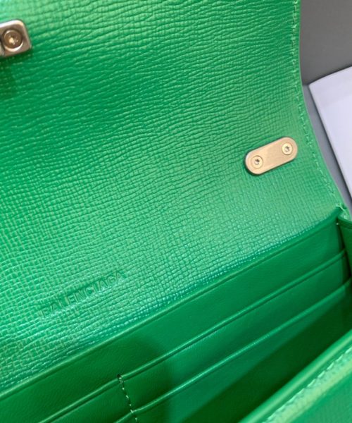 Balenciaga Gossip Small On Chain Shoulder Bag Green, For Women, Women's Bags 7.4in/19cm
