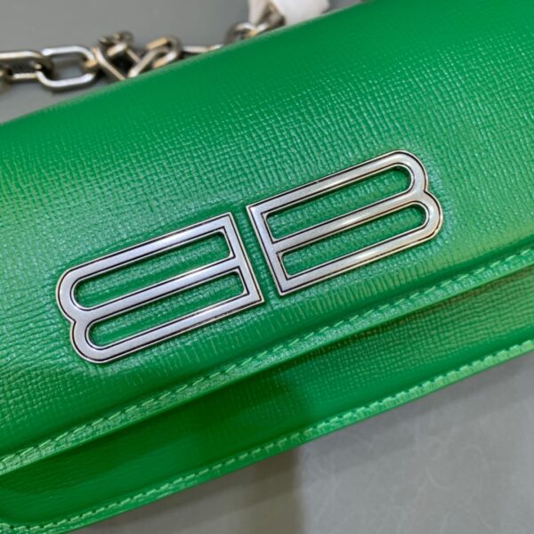 Balenciaga Gossip Small On Chain Shoulder Bag Green, For Women, Women's Bags 7.4in/19cm