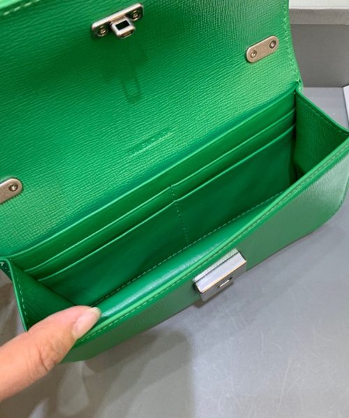 Balenciaga Gossip Small On Chain Shoulder Bag Green, For Women, Women's Bags 7.4in/19cm