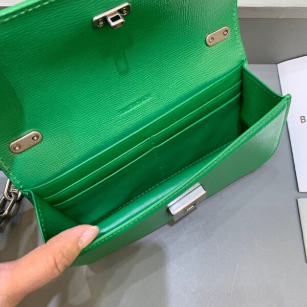 Balenciaga Gossip Small On Chain Shoulder Bag Green, For Women, Women's Bags 7.4in/19cm