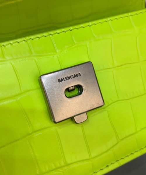 Balenciaga Gossip Small On Chain Shoulder Bag Green Neon, For Women, Women's Bags 7.4in/19cm