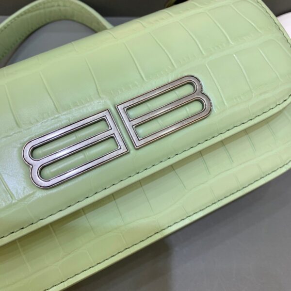 Balenciaga Gossip Small On Chain Shoulder Bag Light Green, For Women, Women's Bags 7.4in/19cm