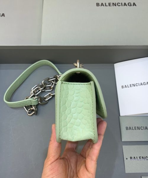 Balenciaga Gossip Small On Chain Shoulder Bag Light Green, For Women, Women's Bags 7.4in/19cm