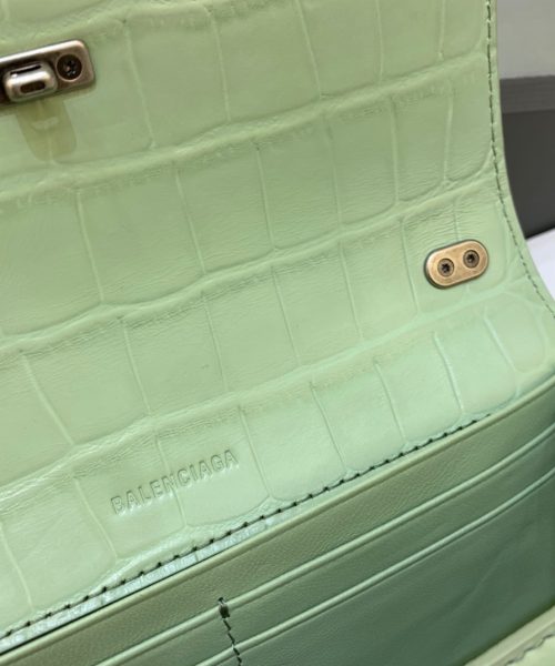 Balenciaga Gossip Small On Chain Shoulder Bag Light Green, For Women, Women's Bags 7.4in/19cm