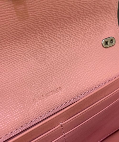Balenciaga Gossip Small On Chain Shoulder Bag Light Pink, For Women, Women's Bags 7.4in/19cm
