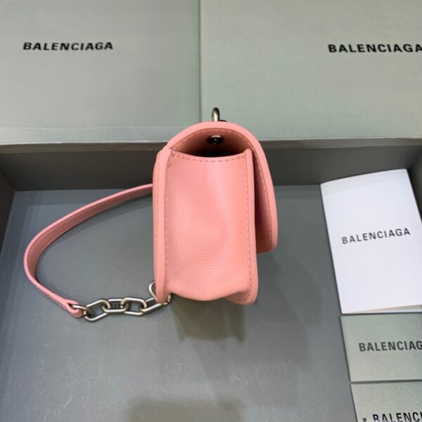 Balenciaga Gossip Small On Chain Shoulder Bag Light Pink, For Women, Women's Bags 7.4in/19cm