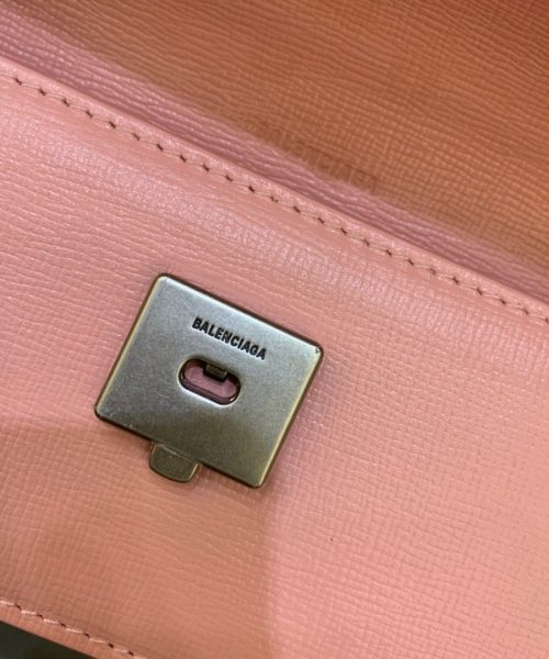 Balenciaga Gossip Small On Chain Shoulder Bag Light Pink, For Women, Women's Bags 7.4in/19cm