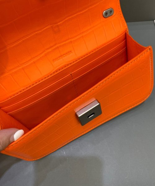 Balenciaga Gossip Small On Chain Shoulder Bag Orange, For Women, Women's Bags 7.4in/19cm