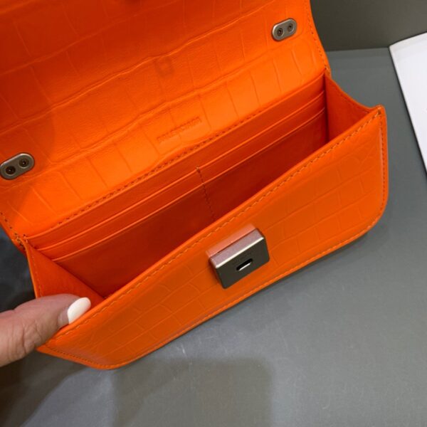 Balenciaga Gossip Small On Chain Shoulder Bag Orange, For Women, Women's Bags 7.4in/19cm