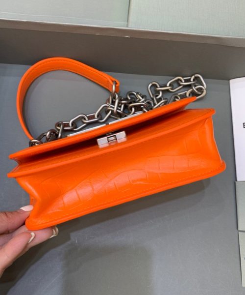 Balenciaga Gossip Small On Chain Shoulder Bag Orange, For Women, Women's Bags 7.4in/19cm