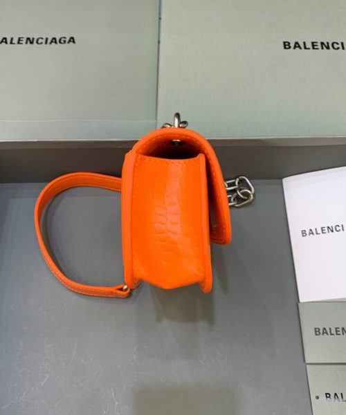 Balenciaga Gossip Small On Chain Shoulder Bag Orange, For Women, Women's Bags 7.4in/19cm