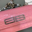 Balenciaga Gossip Small On Chain Shoulder Bag Pink, For Women, Women's Bags 7.4in/19cm