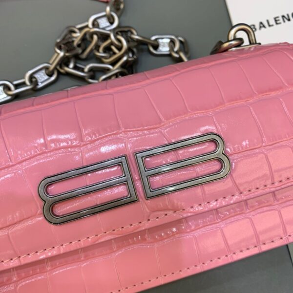 Balenciaga Gossip Small On Chain Shoulder Bag Pink, For Women, Women's Bags 7.4in/19cm