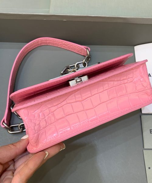 Balenciaga Gossip Small On Chain Shoulder Bag Pink, For Women, Women's Bags 7.4in/19cm