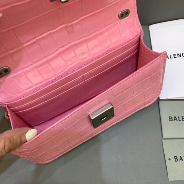 Balenciaga Gossip Small On Chain Shoulder Bag Pink, For Women, Women's Bags 7.4in/19cm