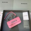 Balenciaga Gossip Small On Chain Shoulder Bag Pink, For Women, Women's Bags 7.4in/19cm