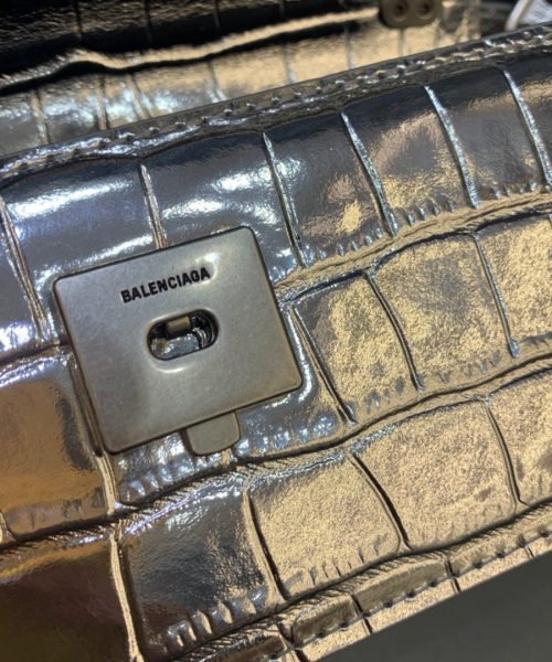 Balenciaga Gossip Small On Chain Shoulder Bag Sliver, For Women, Women's Bags 7.4in/19cm