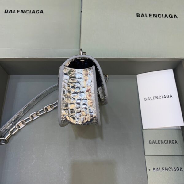 Balenciaga Gossip Small On Chain Shoulder Bag Sliver, For Women, Women's Bags 7.4in/19cm