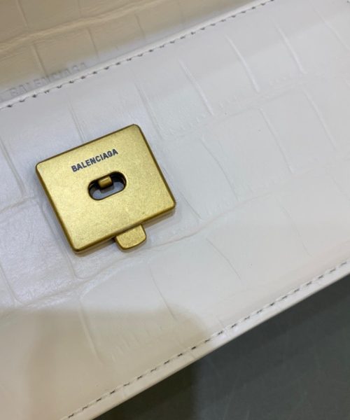 Balenciaga Gossip Small On Chain Shoulder Bag White, For Women, Women's Bags 7.4in/19cm