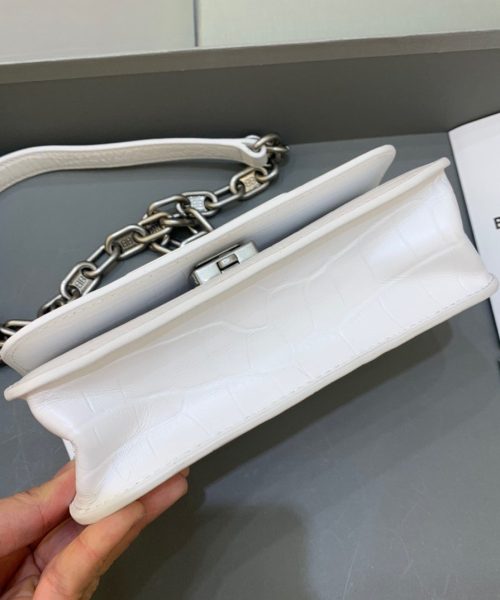 Balenciaga Gossip Small On Chain Shoulder Bag White, For Women, Women's Bags 7.4in/19cm