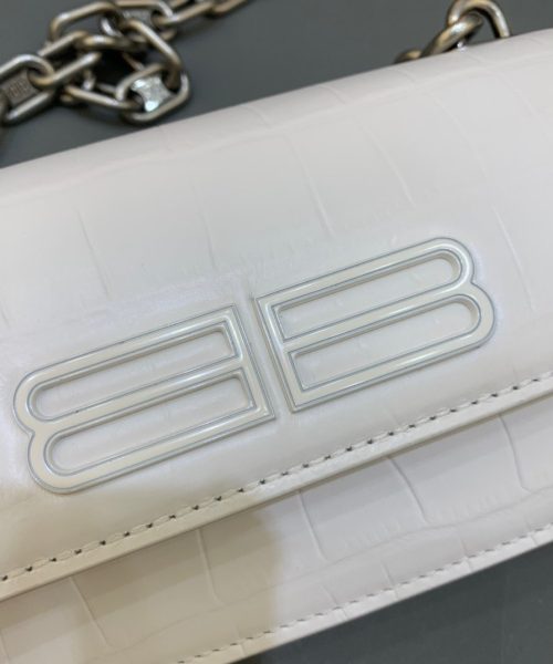 Balenciaga Gossip Small On Chain Shoulder Bag White, For Women, Women's Bags 7.4in/19cm