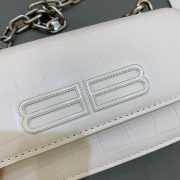 Balenciaga Gossip Small On Chain Shoulder Bag White, For Women, Women's Bags 7.4in/19cm