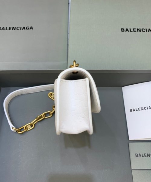 Balenciaga Gossip Small On Chain Shoulder Bag White, For Women, Women's Bags 7.4in/19cm
