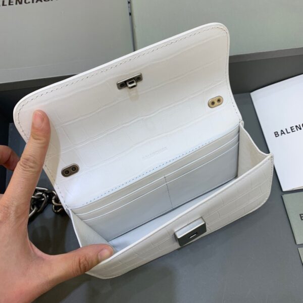Balenciaga Gossip Small On Chain Shoulder Bag White, For Women, Women's Bags 7.4in/19cm
