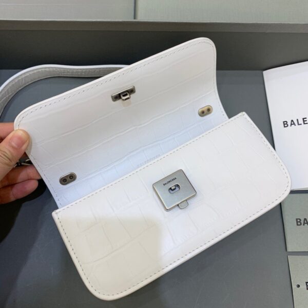 Balenciaga Gossip Small On Chain Shoulder Bag White, For Women, Women's Bags 7.4in/19cm