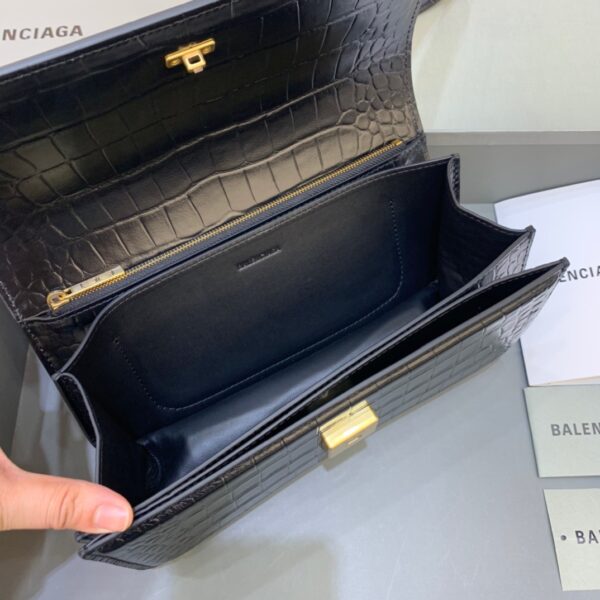 Balenciaga Gossip Small Shoulder Bag Black, For Women, Women's Bags 9.1in/23cm