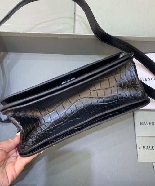 Balenciaga Gossip Small Shoulder Bag Black, For Women, Women's Bags 9.1in/23cm