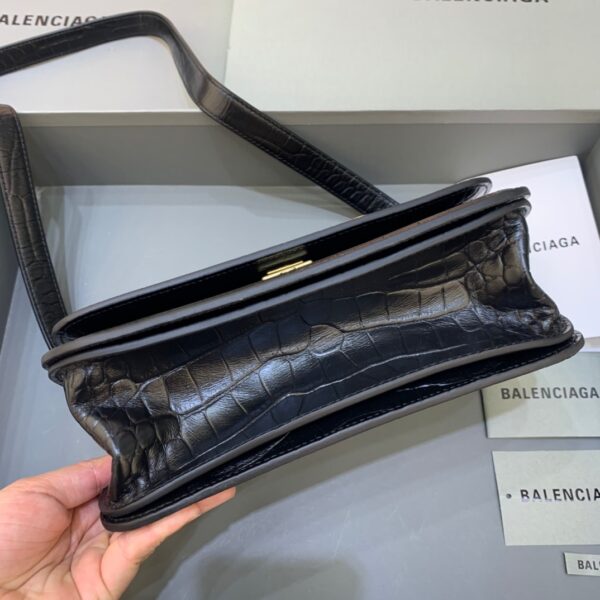 Balenciaga Gossip Small Shoulder Bag Black, For Women, Women's Bags 9.1in/23cm
