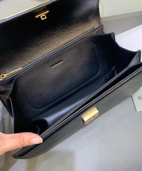 Balenciaga Gossip Small Shoulder Bag Black, For Women, Women's Bags 9.1in/23cm