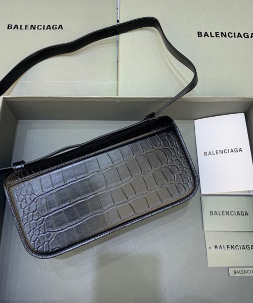 Balenciaga Gossip Small Shoulder Bag Black, For Women, Women's Bags 9.1in/23cm