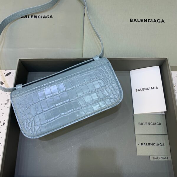 Balenciaga Gossip Small Shoulder Bag Blue, For Women, Women's Bags 9.1in/23cm