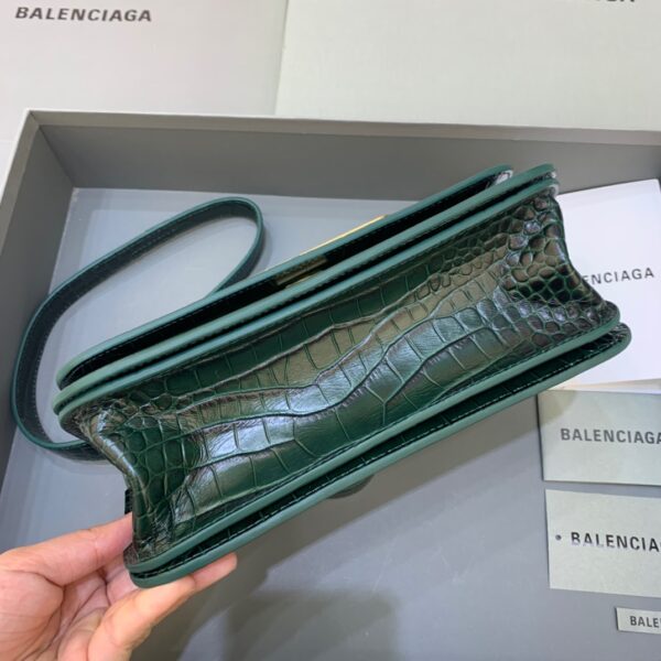 Balenciaga Gossip Small Shoulder Bag Dark Green, For Women, Women's Bags 9.1in/23cm