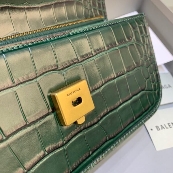 Balenciaga Gossip Small Shoulder Bag Dark Green, For Women, Women's Bags 9.1in/23cm