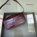 Balenciaga Gossip Small Shoulder Bag Dark Red, For Women, Women's Bags 9.1in/23cm
