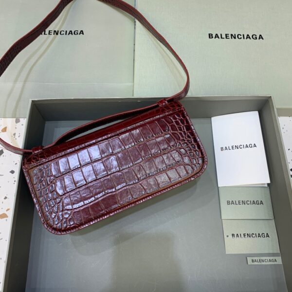 Balenciaga Gossip Small Shoulder Bag Dark Red, For Women, Women's Bags 9.1in/23cm