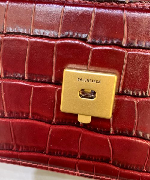 Balenciaga Gossip Small Shoulder Bag Dark Red, For Women, Women's Bags 9.1in/23cm