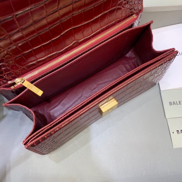 Balenciaga Gossip Small Shoulder Bag Dark Red, For Women, Women's Bags 9.1in/23cm