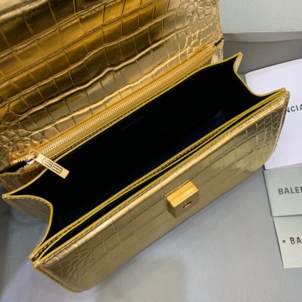 Balenciaga Gossip Small Shoulder Bag Gold, For Women, Women's Bags 9.1in/23cm