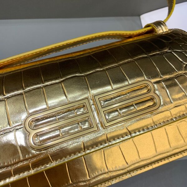 Balenciaga Gossip Small Shoulder Bag Gold, For Women, Women's Bags 9.1in/23cm