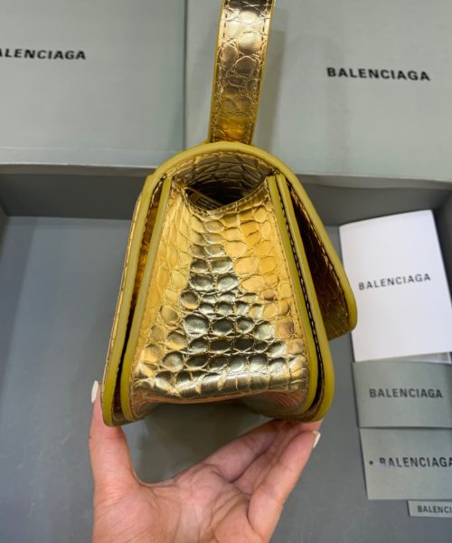 Balenciaga Gossip Small Shoulder Bag Gold, For Women, Women's Bags 9.1in/23cm
