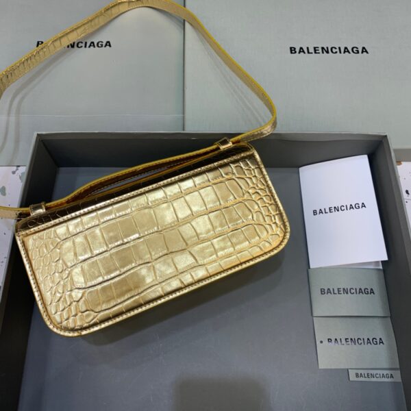 Balenciaga Gossip Small Shoulder Bag Gold, For Women, Women's Bags 9.1in/23cm