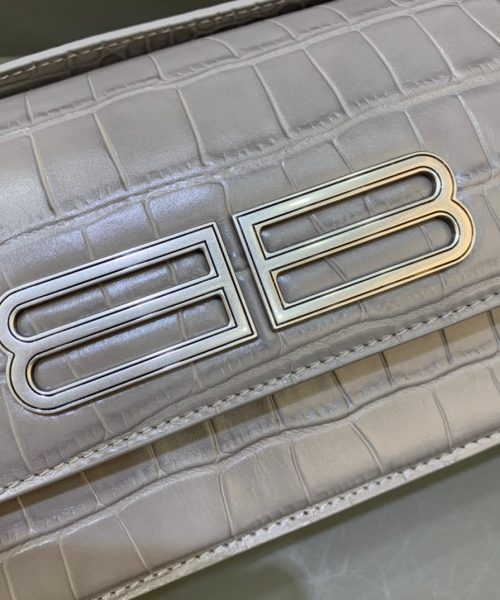 Balenciaga Gossip Small Shoulder Bag Gray, For Women, Women's Bags 9.1in/23cm